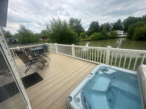 Luxury Lakeside Lodge L2 with Hot tub situated at Tattershall Lakes Country Park